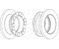 FERODO Brzdov kotou PREMIER - 305 mm FE FCR236A, FCR236A
