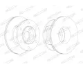 FERODO Brzdov� kotou� PREMIER - 267 mm FE FCR274A, FCR274A