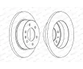 Brzdový kotouč FERODO ‐ FE FCR311A Brzdový kotouč FERODO ‐ FE FCR311A