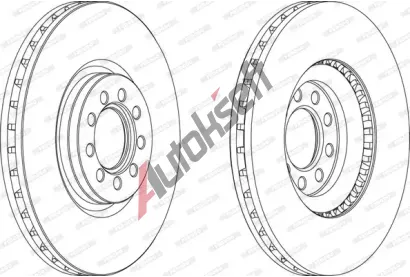 FERODO Brzdov kotou PREMIER - 290 mm FE FCR317A, FCR317A