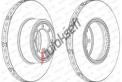 FERODO Brzdov kotou PREMIER - 294 mm FE FCR321A, FCR321A