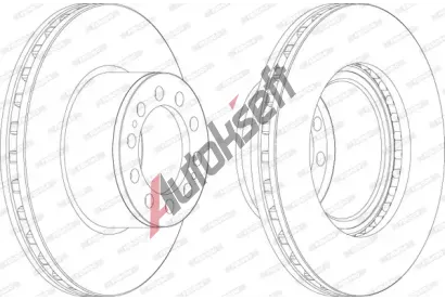 FERODO Brzdov kotou PREMIER - 430 mm FE FCR323A, FCR323A