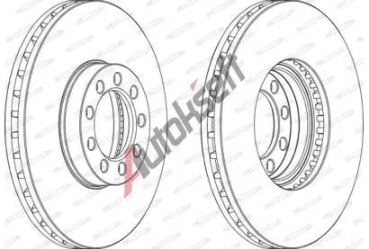 FERODO Brzdov kotou PREMIER - 301 mm FE FCR329A, FCR329A