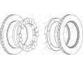 FERODO Brzdov kotou PREMIER - 306 mm FE FCR332A, FCR332A