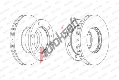 FERODO Brzdov kotou PREMIER - 330 mm FE FCR338A, FCR338A