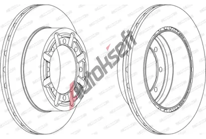 FERODO Brzdov kotou PREMIER - 290 mm FE FCR340A, FCR340A