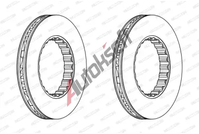 FERODO Brzdov kotou PREMIER - 410 mm FE FCR348A, FCR348A