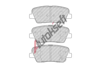 FERODO Sada brzdovch destiek PREMIER ECO FRICTION FE FDB4391, FDB4391