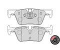 FERODO Sada brzdovch destiek PREMIER ECO FRICTION FE FDB4670, FDB4670