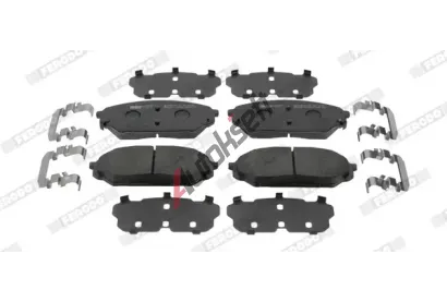 FERODO Sada brzdových destiček PREMIER ECO FRICTION FE FDB4889, FDB4889 FERODO Sada brzdových destiček PREMIER ECO FRICTION FE FDB4889, FDB4889