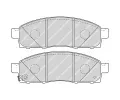 FERODO Sada brzdovch destiek PREMIER FE FVR4415, FVR4415