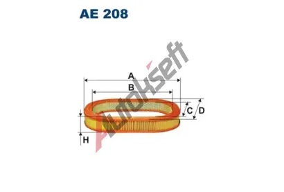 FILTRON Vzduchov filtr FI AE208, AE 208