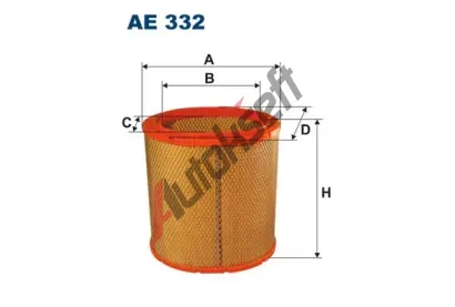 FILTRON Vzduchov filtr FI AE332, AE 332