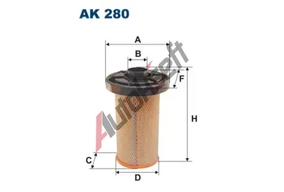 FILTRON Vzduchov filtr FI AK280, AK 280