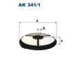 Vzduchov filtr FILTRON ‐ FI AK341/1