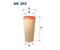 Vzduchov filtr FILTRON ‐ FI AK362