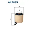 Vzduchov filtr FILTRON ‐ FI AK362/3