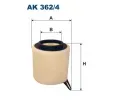 Vzduchový filtr FILTRON ‐ FI AK362/4 Vzduchový filtr FILTRON ‐ FI AK362/4