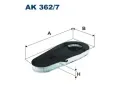 Vzduchov filtr FILTRON ‐ FI AK362/7