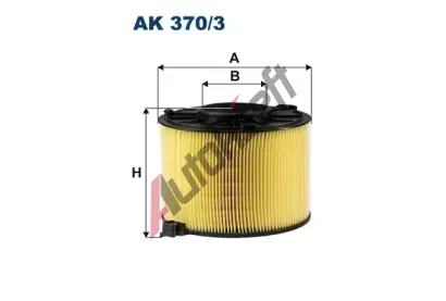FILTRON Vzduchov filtr FI AK370/3, AK 370/3