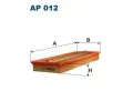 Vzduchov filtr FILTRON ‐ FI AP012
