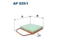 Vzduchov filtr FILTRON ‐ FI AP025/1