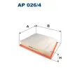 Vzduchov filtr FILTRON ‐ FI AP026/4