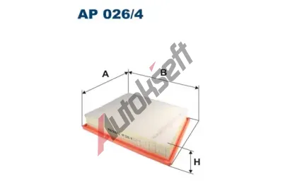 FILTRON Vzduchov filtr FI AP026/4, FI AP 026/4