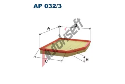 FILTRON Vzduchov filtr FI AP032/3, AP 032/3