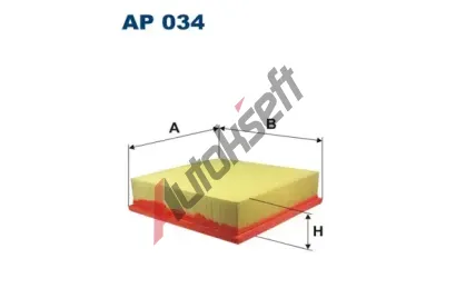 FILTRON Vzduchov filtr FI AP034, AP 034