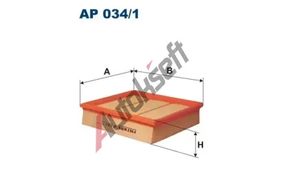 FILTRON Vzduchov filtr FI AP034/1, AP 034/1