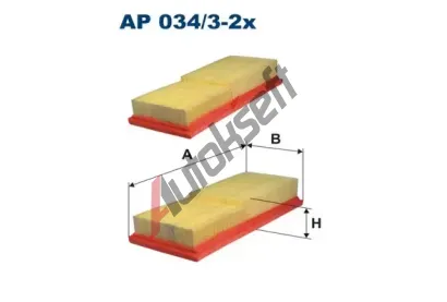 FILTRON Vzduchov filtr FI AP034/3-2x, AP 034/3-2x