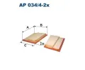 Vzduchov filtr FILTRON ‐ FI AP034/4-2x