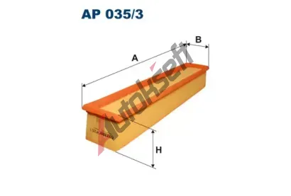 FILTRON Vzduchov filtr FI AP035/3, AP 035/3