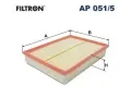 Vzduchov filtr FILTRON ‐ FI AP051/5