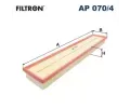 Vzduchov filtr FILTRON ‐ FI AP070/4