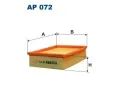 Vzduchov filtr FILTRON ‐ FI AP072
