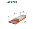 Vzduchov filtr FILTRON ‐ FI AP078/1