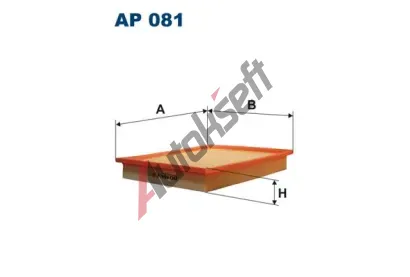 FILTRON Vzduchový filtr FI AP081, AP 081 FILTRON Vzduchový filtr FI AP081, AP 081