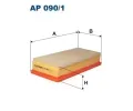 Vzduchov filtr FILTRON ‐ FI AP090/1