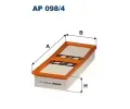 Vzduchov filtr FILTRON ‐ FI AP098/4