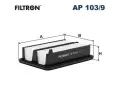 Vzduchov filtr FILTRON ‐ FI AP103/9