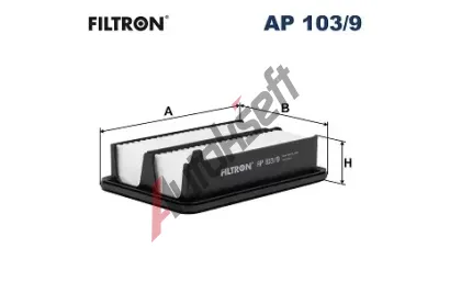 FILTRON Vzduchový filtr FI AP103/9, AP 103/9 FILTRON Vzduchový filtr FI AP103/9, AP 103/9