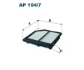 Vzduchov filtr FILTRON ‐ FI AP104/7