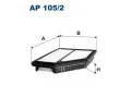 Vzduchov filtr FILTRON ‐ FI AP105/2