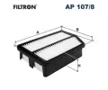 Vzduchov filtr FILTRON ‐ FI AP107/8