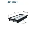 Vzduchov filtr FILTRON ‐ FI AP113/1