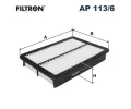 Vzduchov filtr FILTRON ‐ FI AP113/6