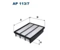 Vzduchov filtr FILTRON ‐ FI AP113/7
