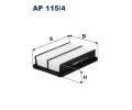 Vzduchov filtr FILTRON ‐ FI AP115/4
